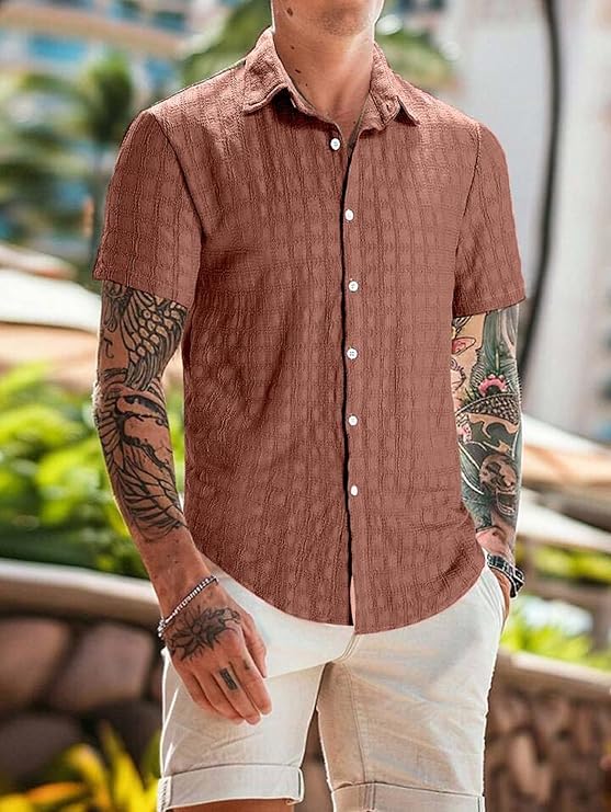 Lymio Men Half Sleeve Shirt